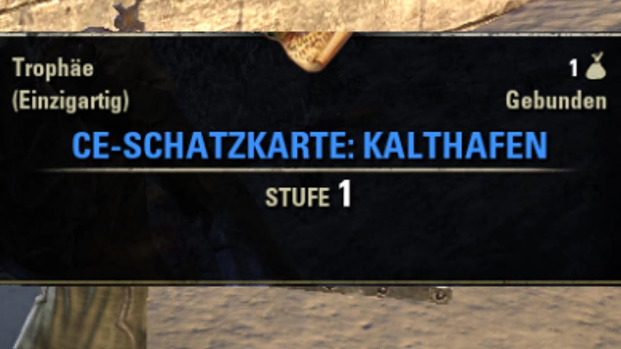 [TESO] [Schatzkarten] CE-Schatzkarte: Kalthafen | Coldharbour CE Treasure Map