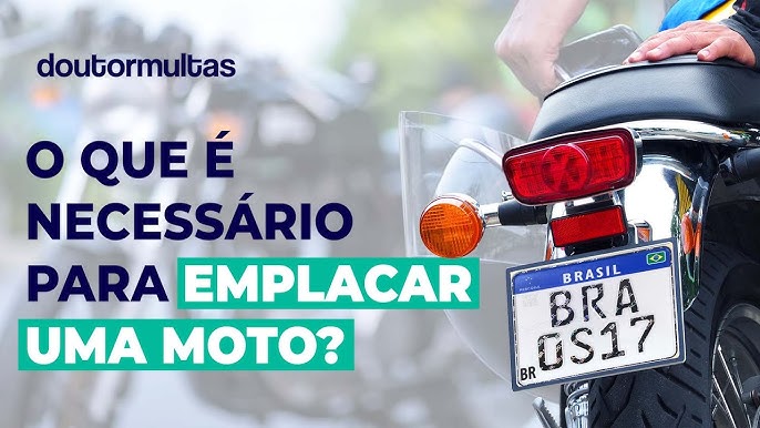 Primeiro Emplacamento de Moto Valor Barueri - Primeiro