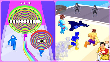 Layer Man 3D Vs Hero Transform 🌀🌀🦸‍♂️🦸‍♂️🌀🦹‍♂️ Max All Levels Android iOS Gameplay walkthrough Ep 11