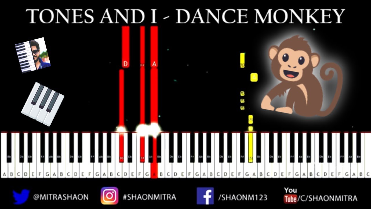 DANCE MONKEY TONES & I Piano Tutorial YouTube