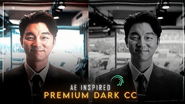 4K Premium Dark CC Ae like on |Alight motion | Ae inspired | Free XML preset 🔥