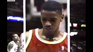 Otis Thorpe Goes Coast To Coast & Dunks On Manute Bol!