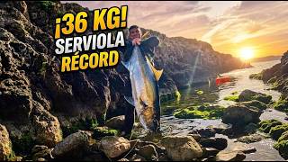LA CAPTURA MAS GRANDE DE MI VIDA Serviola 36 KG en Espana Record