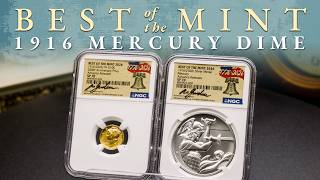 Best of the Mint 1916 Mercury Dime & Medal EXAMINED | 4K