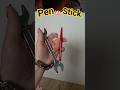 Pen vs Stick comparison🖖 Finger Pass Skills #shorts #satisfying #amazing tukoh taka #spinning