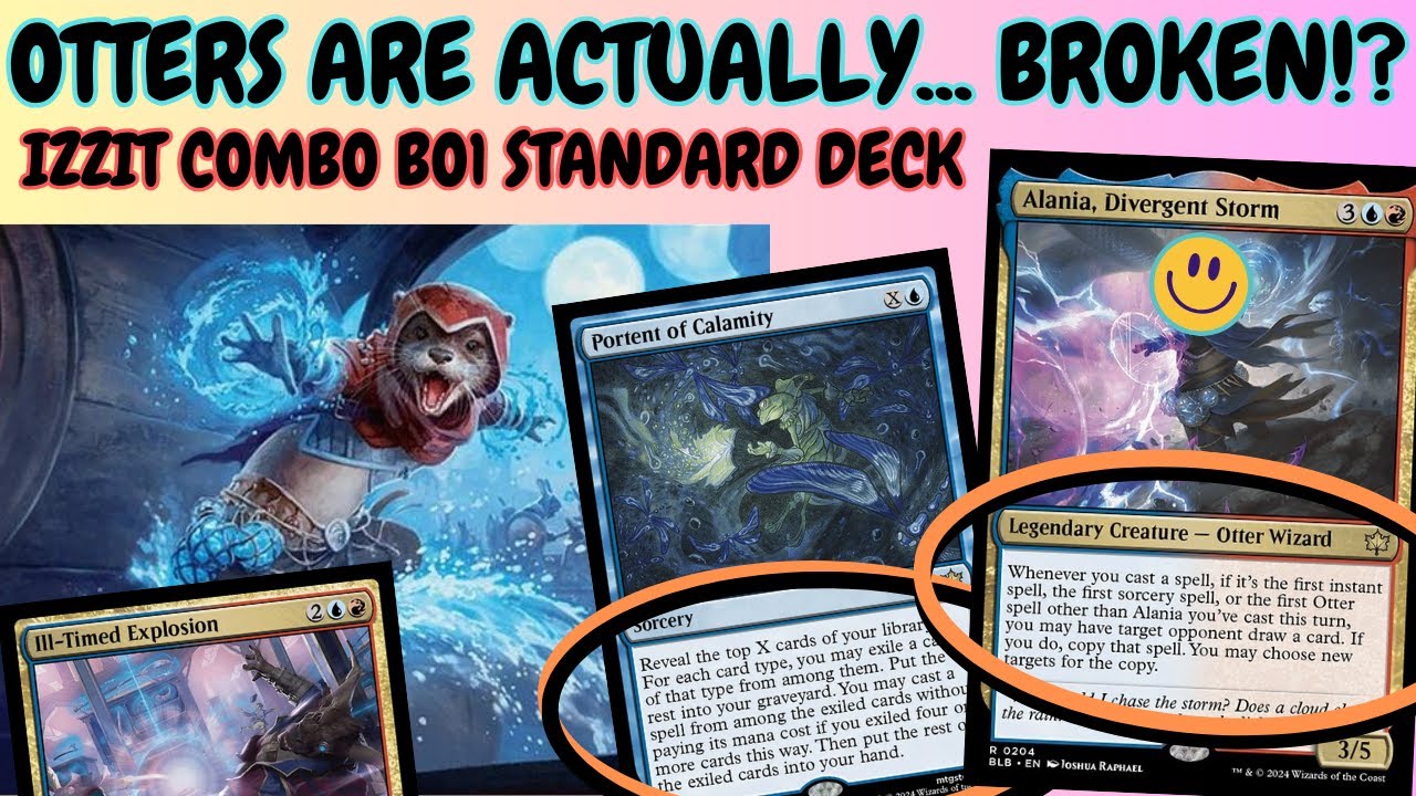 Otters are... Broken!? AMAZING Synergy - Izzit Combo Deck - Bloomburrow  Standard