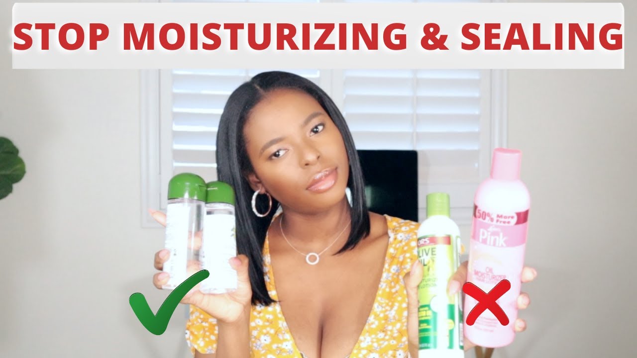 STOP Moisturize and Seal Your Relaxed Hair! This Is Why...