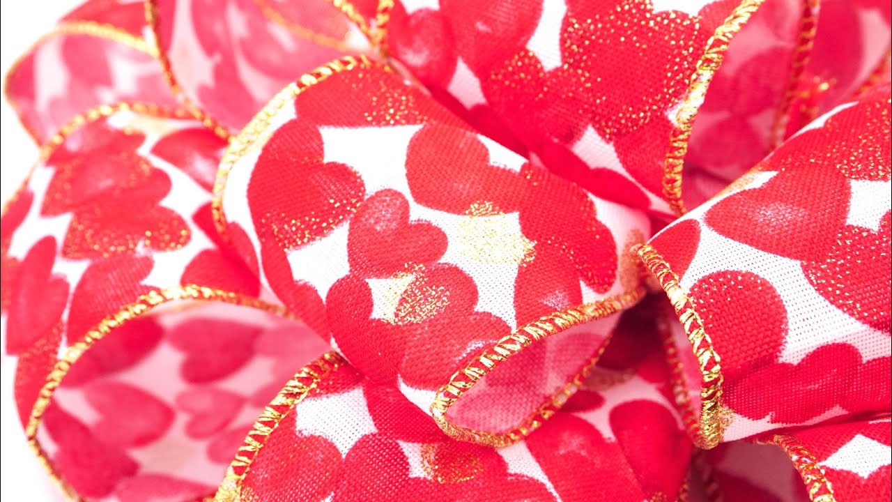 Heart Design Ribbon Bow DIY