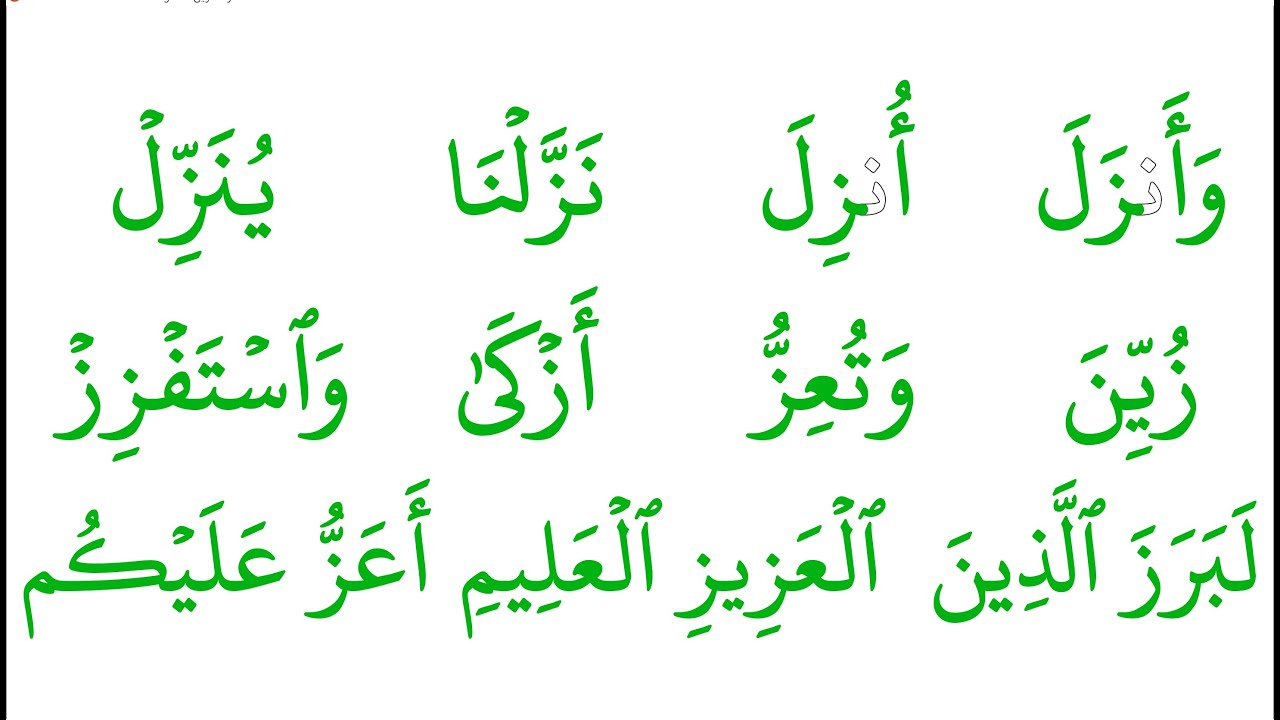 اختصار للقراءة و التجويد الدرس 13 حرف الزاي
