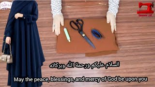 خياطة عباية كلوش موديل روعة 