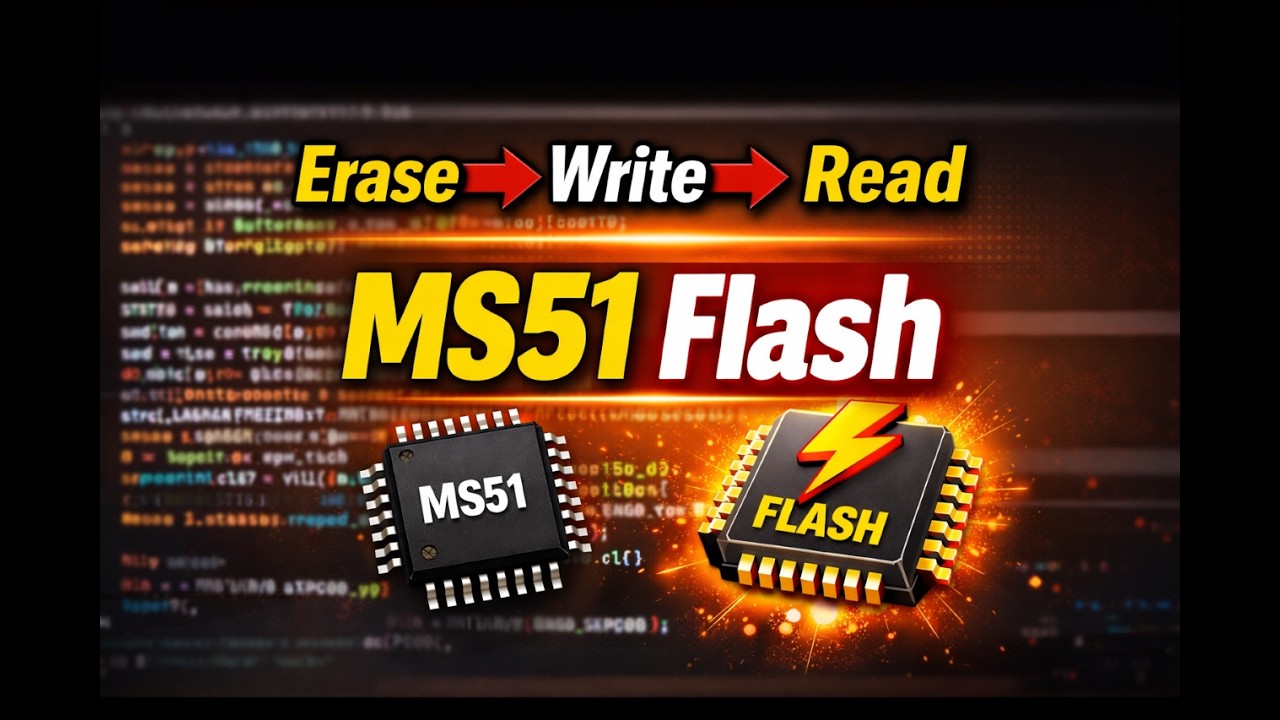 MS51 Data Flash Programming Using FMC | Erase, Write & Read Example ...