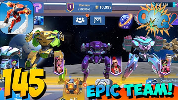 Mech Arena - Gameplay Walkthrough Part 145 - EPIC Team😎🔥🔥OMG!(iOS,Android)