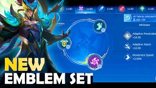 ZILONG BEST NEW EMBLEM SET AND BUILD | MLBB