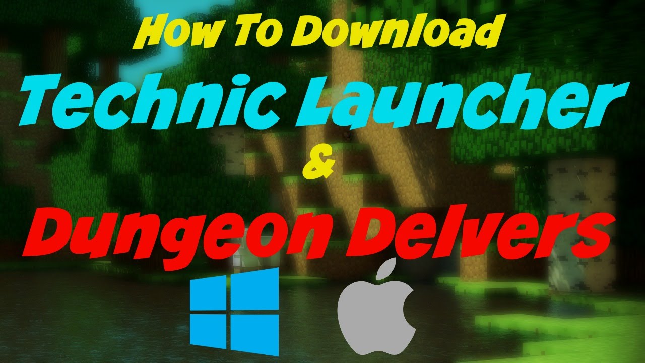 Minecraft Tutorial: How to Download Technic Launcher + Dungeon Delvers Modpack (Windows PC & Mac)