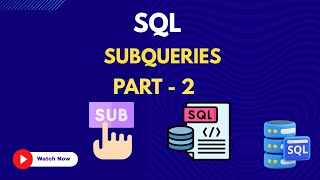 54. Sub Query | Learn SQL from Scratch
