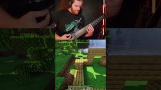 Pigstep from Minecraft on 8 string guitar #minecraft  #minecraftshorts #metal