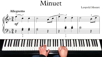 Leopold Mozart - Minuet Performed by Axel Becherelle