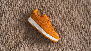 Athlete Statistics Nike Air Force 1 "Horse of a Different Color" (Orange Pony Hair): Review & On-Feet