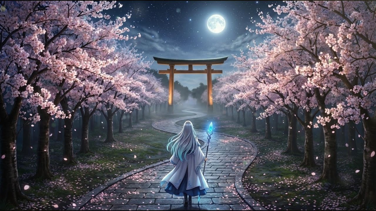 【Celtic Music】Sakura of the Silent Path | 2 Hours | D&D / TTRPG【ケルト音楽/作業用・勉強用・睡眠用BGM】