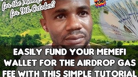 Easily fund your Memefi wallet for the airdrop gas fee with this simple tutorial now using Bybit