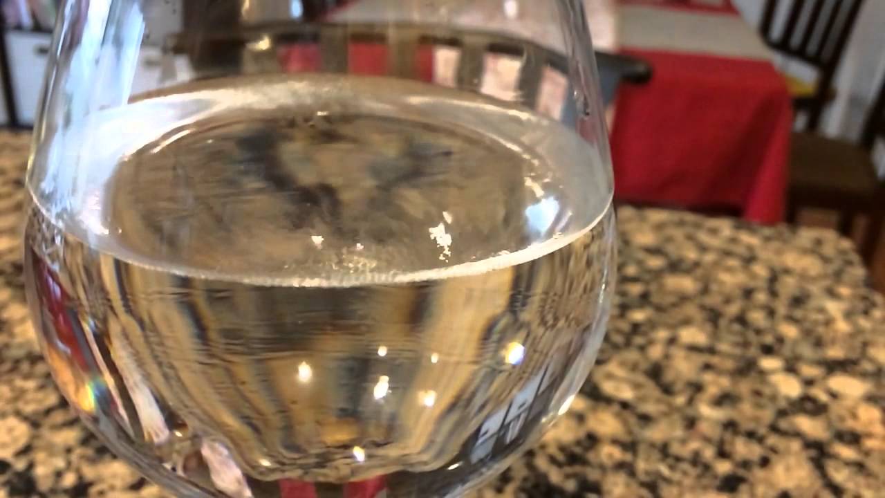 SlowMo Water Resonance In Wine Glass YouTube