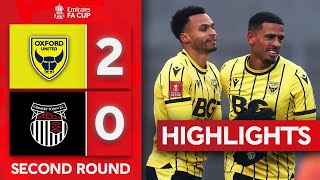 Oxford United 2-0 Grimsby Town | McGuane & Bodin Send The U's Through! | Emirates FA Cup 2023-24