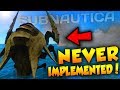 TOP 5 CREATURES THAT WERE NEVER IMPLEMENTED! | Subnautica Countdown