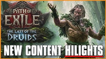 Druid and Fate of the Vaal Reveal in 5 Mins