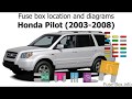 2004 Honda Pilot Fuse Box Diagram