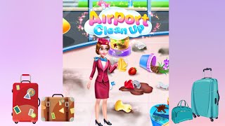 Airport Clean Up - Sweet Baby Girl Cleaning Games - Part 1/3 screenshot 1