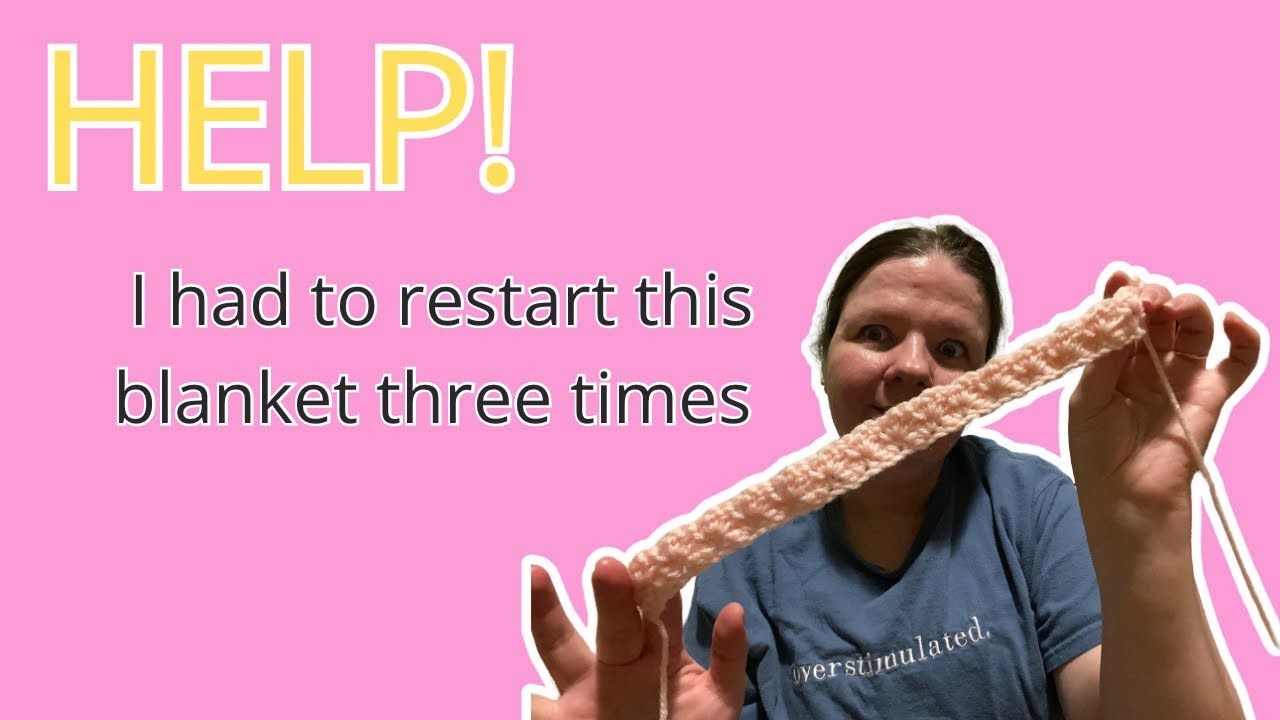 Mistakes I made crocheting | Crochet | Crochet baby blanket | Problems crocheting