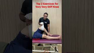 Top 2 Exercises for Stiff Knee to achieve Knee Bending/Flexion for 100% Results | Urdu|Hindi