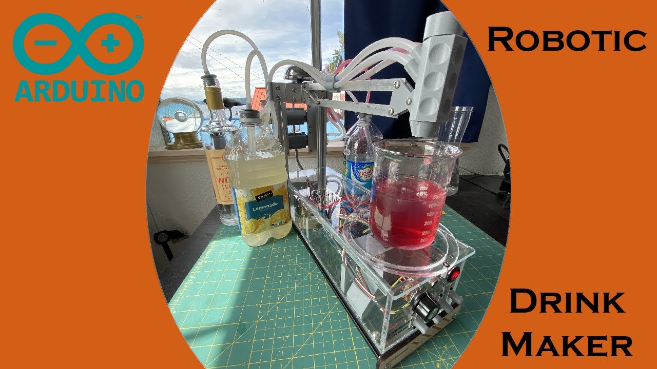 Automated Robot Cocktail Machine from JPControl 