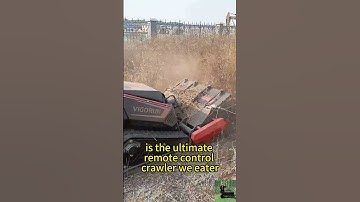 Vigorun remote operated crawler multitasker made by Vigorun Tech #rasenmäher #cortacésped