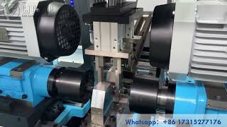 Spring chamfering machine