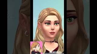 MAKING MY PROFILE PIC INTO A SIM: Speed CAS #Shorts | Sims 4 | SimSkeleton