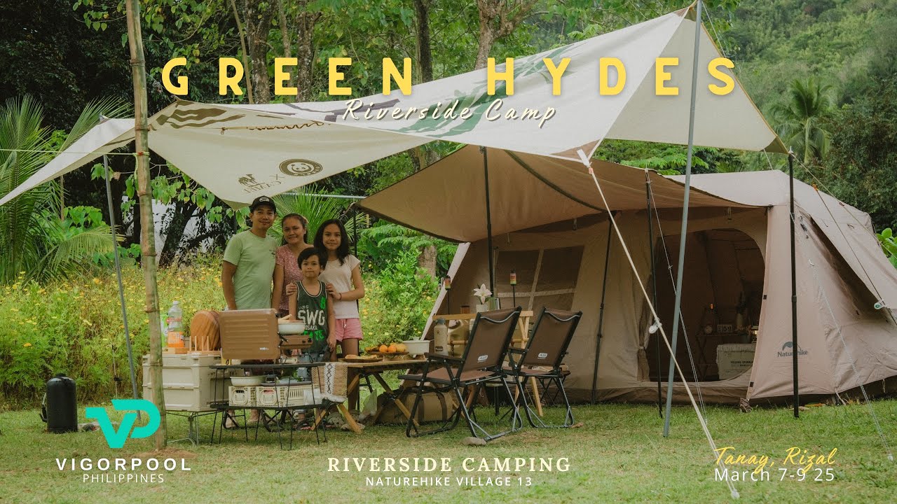 NEW CAMPSITE! Green Hydes Camp - Tanay, Rizal | 4K | Family Camping | Naturehike Village 13