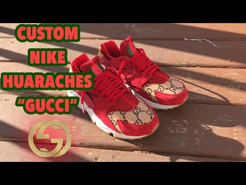 custom huaraches gucci