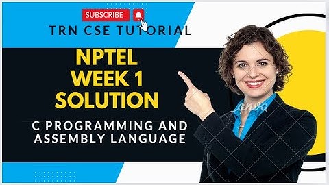 C Programming and Assembly Language Week 1| Assignment Solution  Q5 to Q9 | NPTEL 2024 | SWAYAM | L2