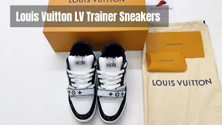 Louis Vuitton LV Trainer Sneakers Close Review