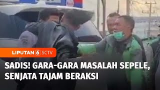 Viral! Pengemudi Mobil Tusuk Petugas Damri saat Antre di SPBU Lampung | Liputan 6