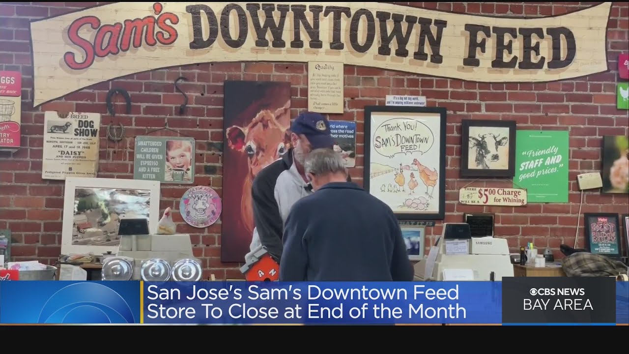 San Jose's Sam's Downtown Feed store getting ready to close for good