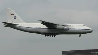 Russia Air Force Antonov An-124 RA-82040 Landing at NRT 16R