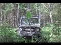 UAZ Driving through a Wild Forest 2017 Extreme Off road Trails