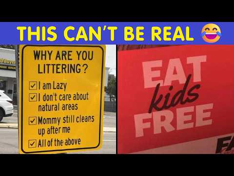 Absurd Signs That Somehow Exist In Real Life 😂 | Happy And Fun
