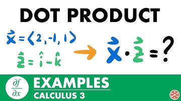 Dot Product Examples | Calculus 3 - JK Math