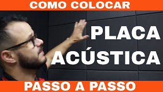 PLACA ACÚSTICA ESPUMA - NÃO COMPRE ANTES DE VER ESTE VÍDEO