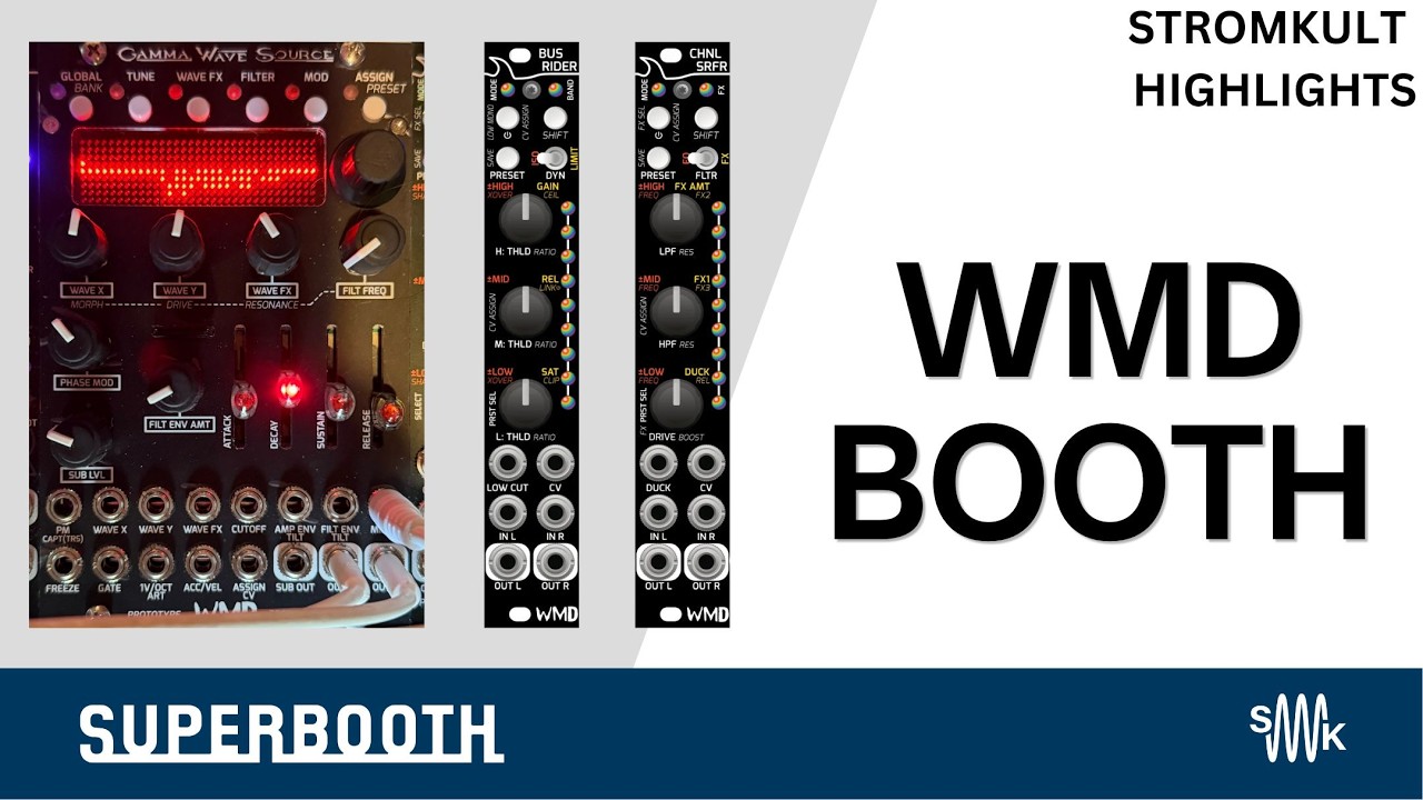 WMD Gamma Wave Source / Bus Rider / CHNL SFR - SuperBooth 26