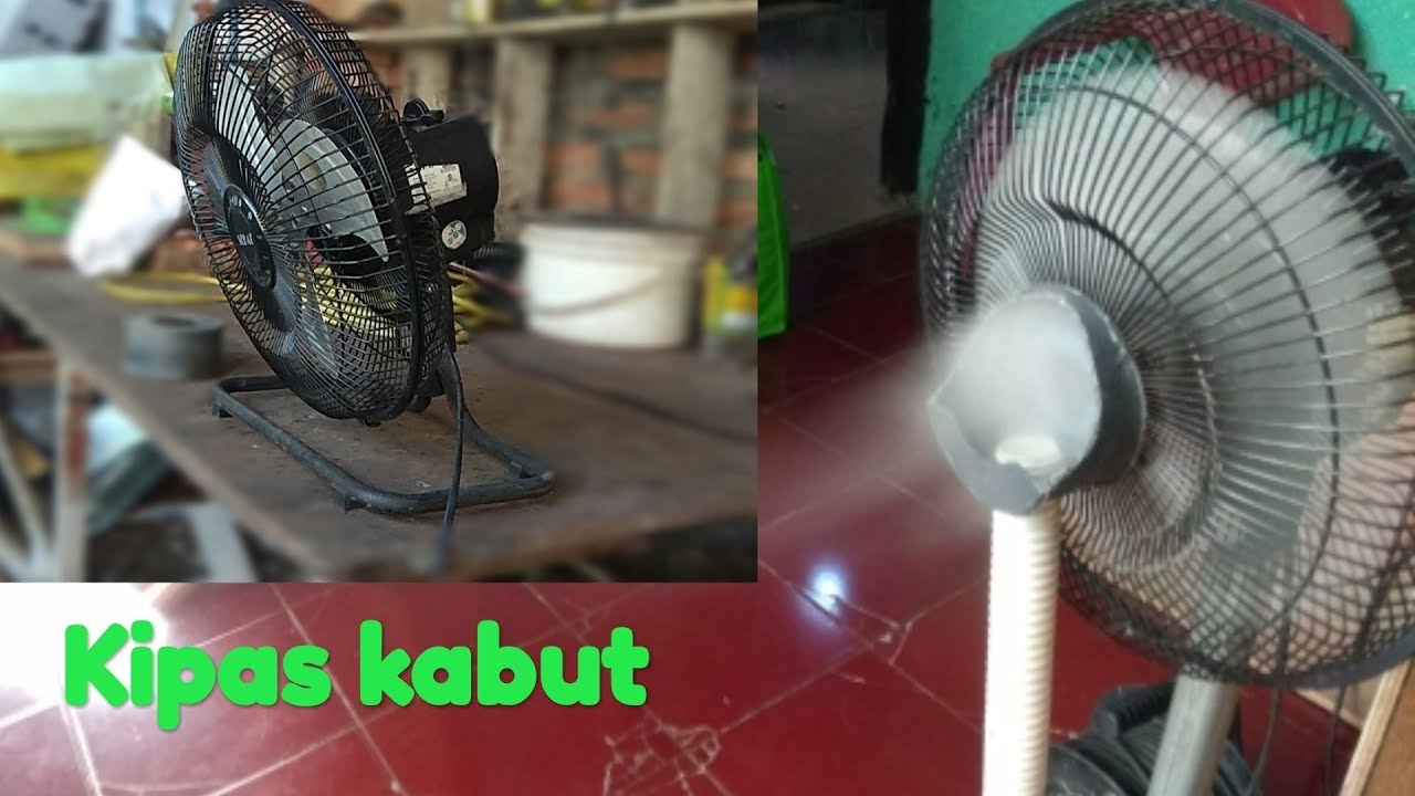 Bikin kipas angin kabut pakai humidifer - YouTube