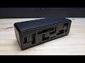 This Minimalist Black Speaker Is Made from PVC
